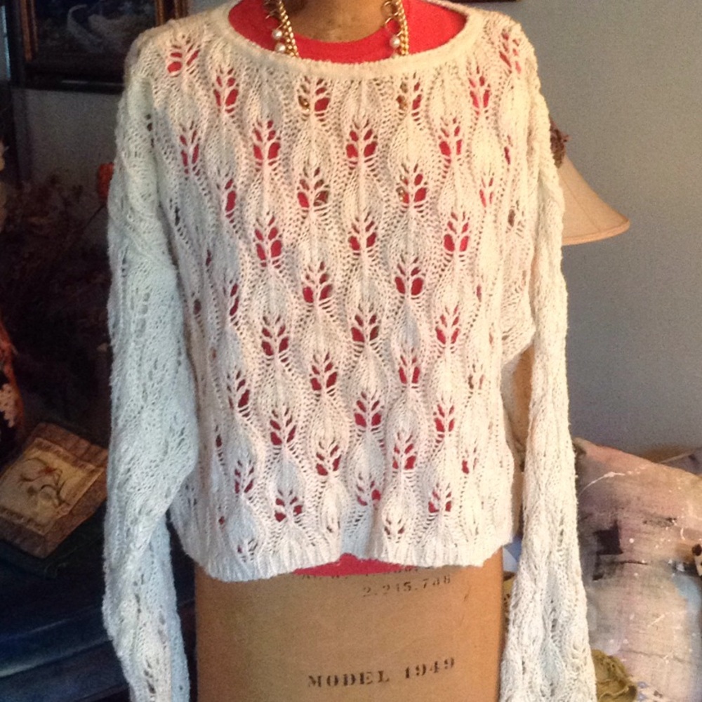 Ann Pinkerton cropped sweater